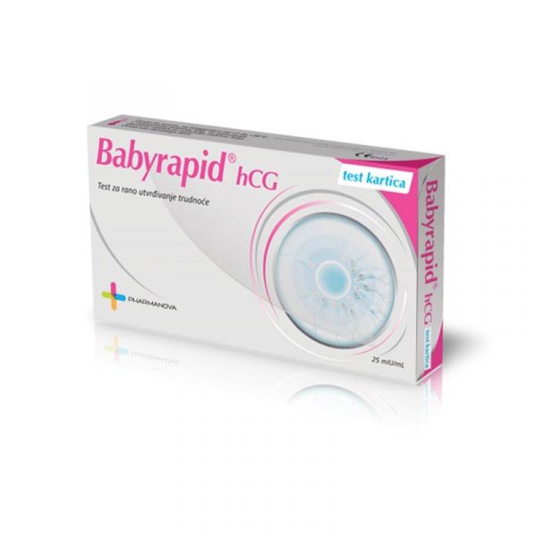 Babyrapid hCG kartica test za otkrivanje trudnoće