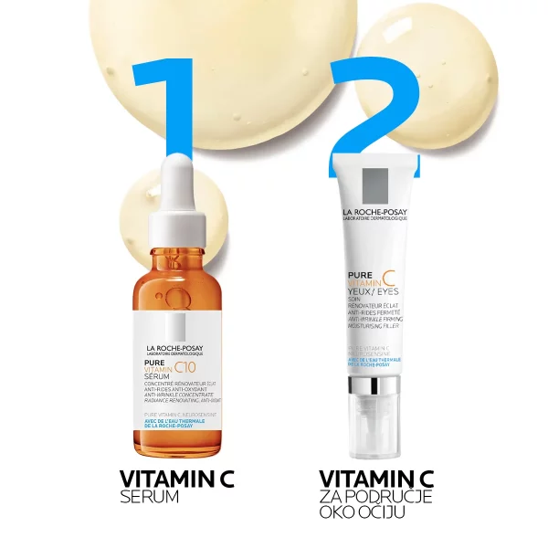 La Roche-Posay PURE VITAMIN C10 SERUM Koncentrat protiv bora za blistavost, 30 ml