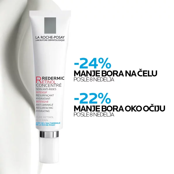 La Roche-Posay REDERMIC RETINOL Intenzivni korektor protiv bora za osjetljivu kožu oko očiju, 15 ml