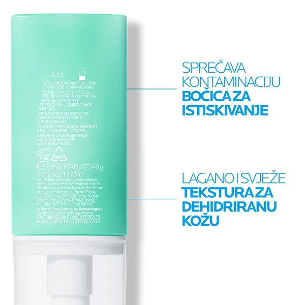 La Roche-Posay HYDRAPHASE HA Bogata hidratantna njega za punoću suhe kože 50 ml