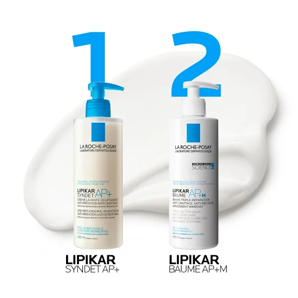 La Roche-Posay LIPIKAR SYNDET AP+ Kremasti gel za tuširanje obogaćen lipidima protiv nadraženosti i svraba, pogodno za bebe, djecu i odrasle, 200 ml BPHARM (2)