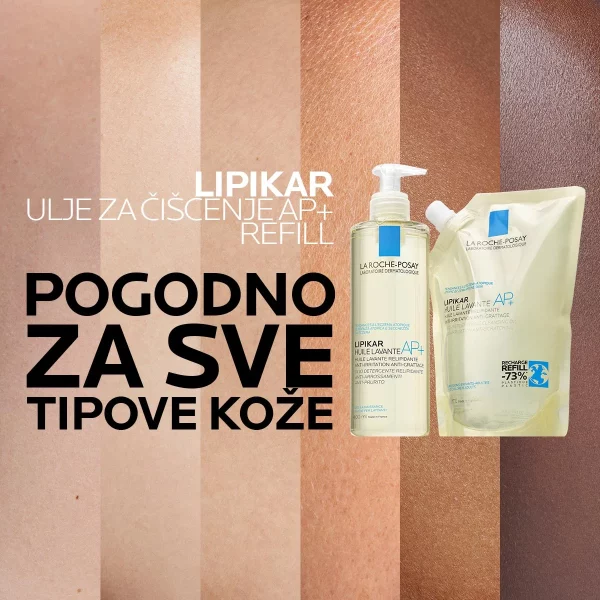 La Roche-Posay Lipikar AP+ ulje za čišćenje 400ml (Eco Refill pakovanje) bpharm