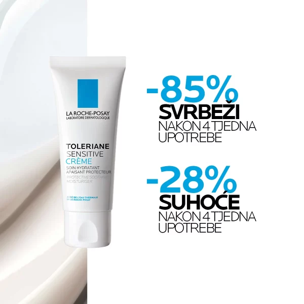 La Roche-Posay TOLERIANE SENSITIVE Hidratantna njega za uravnoteženje mikrobioma osjetljive kože, normalna koža, 40 ml