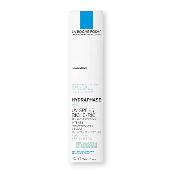 La Roche-Posay HYDRAPHASE HA UV RICH SPF25 za dehidriranu kožu bez sjaja, 40 ml bpharm