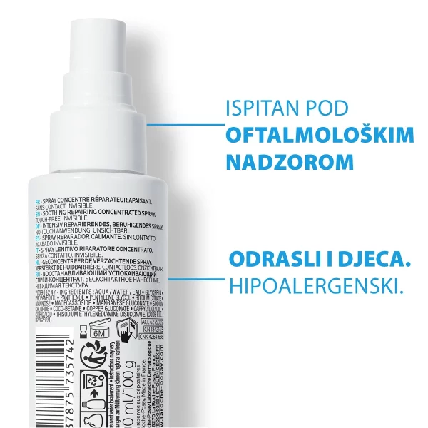 La Roche-Posay CICAPLAST SPRAY B5 Sprej koji obnavlja nadraženu ili oslabljenu kožu bez isušivanja, 100 ml bpharm