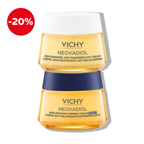 (From 1.4.) Vichy NEOVADIOL Protocol for postmenopausal skin firmness (day and night care) (2)