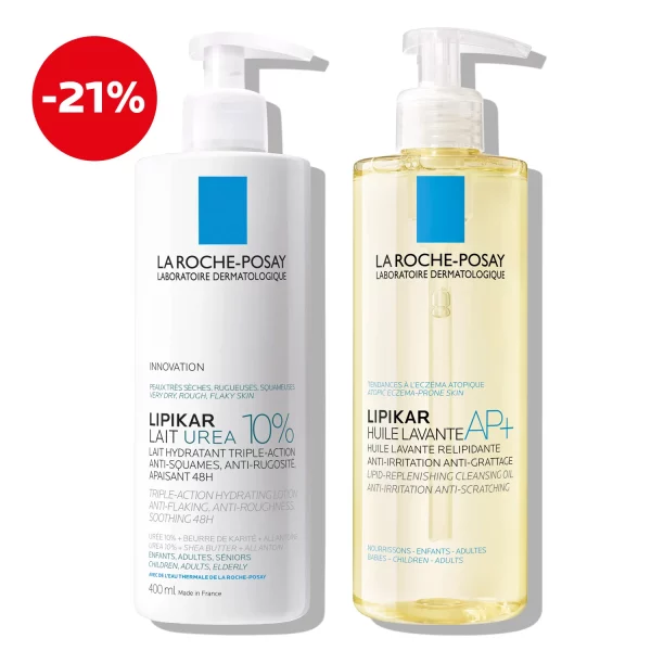 La Roche Posay Lipikar hidratantna rutina za suhu, hrapavu kožu sa 10% uree