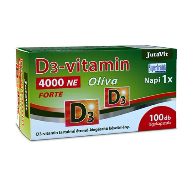 JutaVit vit. D3 4000i.j. 100 kapsula