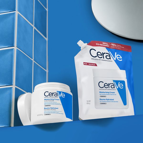 CeraVe hidratantna krema za suvu do vrlo suvu kožu, refill 473ml - Image 2